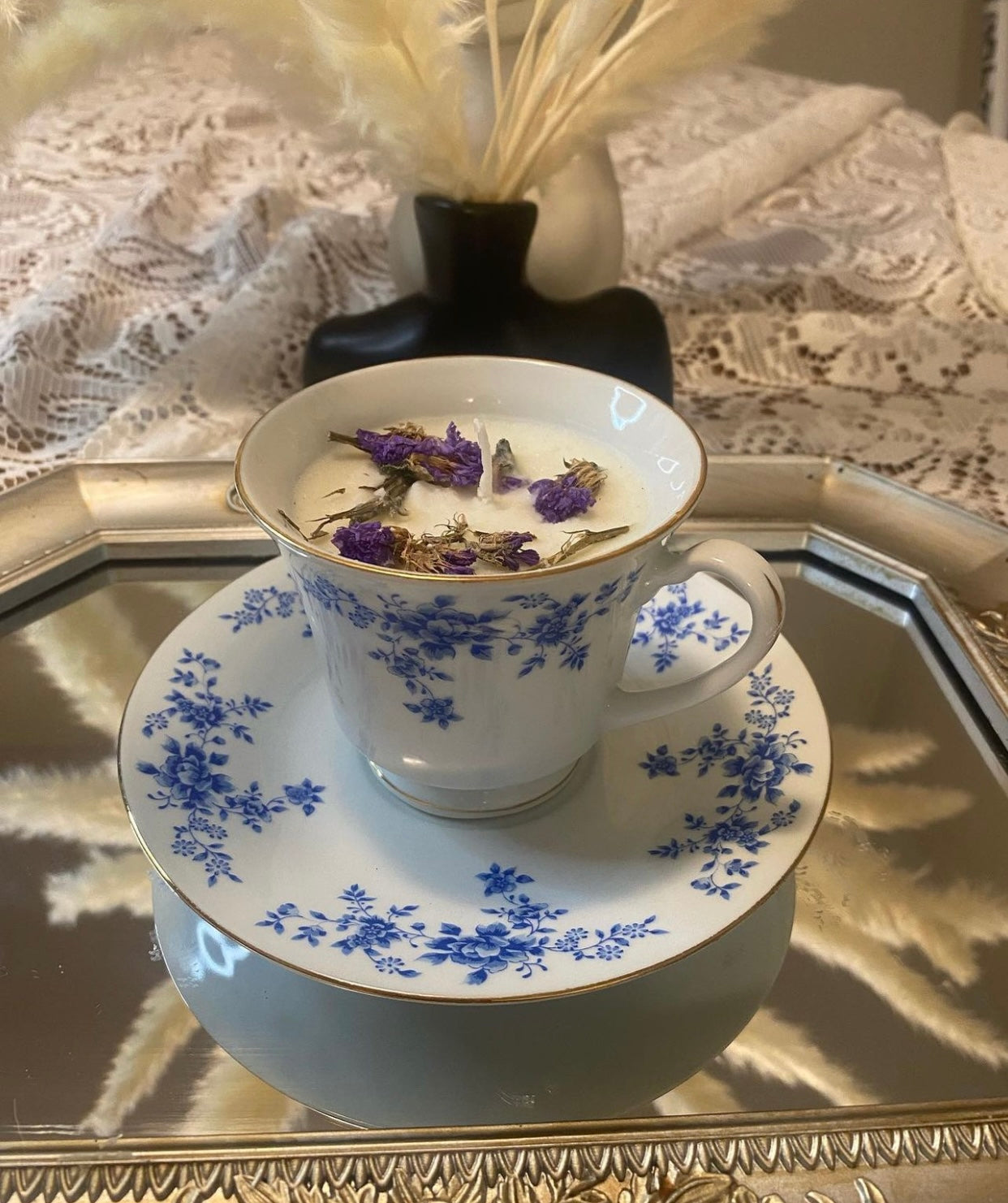 Vintage Tea Cup Candle